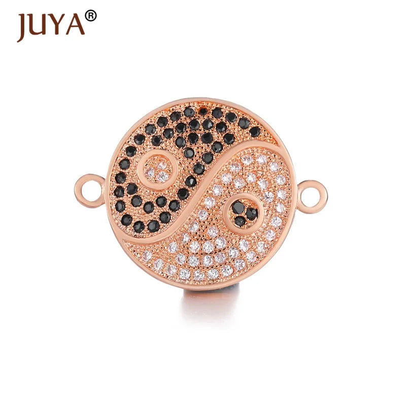 Juya Series Connector Shiny Zircon Crystals