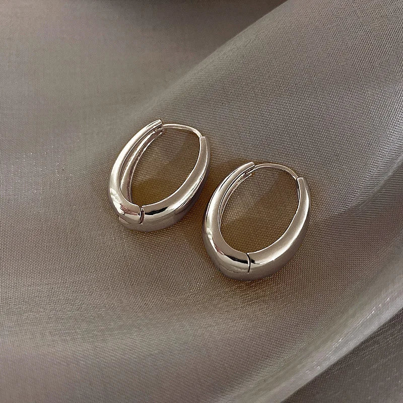 Metal Hoop Earrings