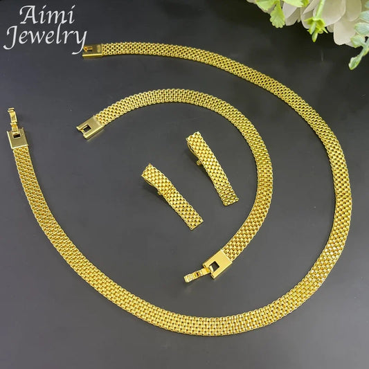 18K Gold Plated Jewelry Set