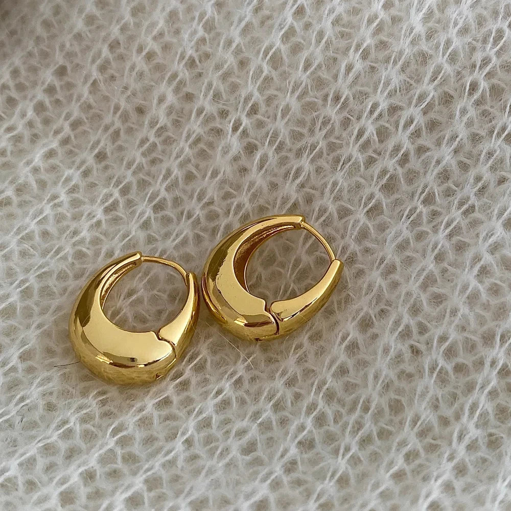Metal Hoop Earrings