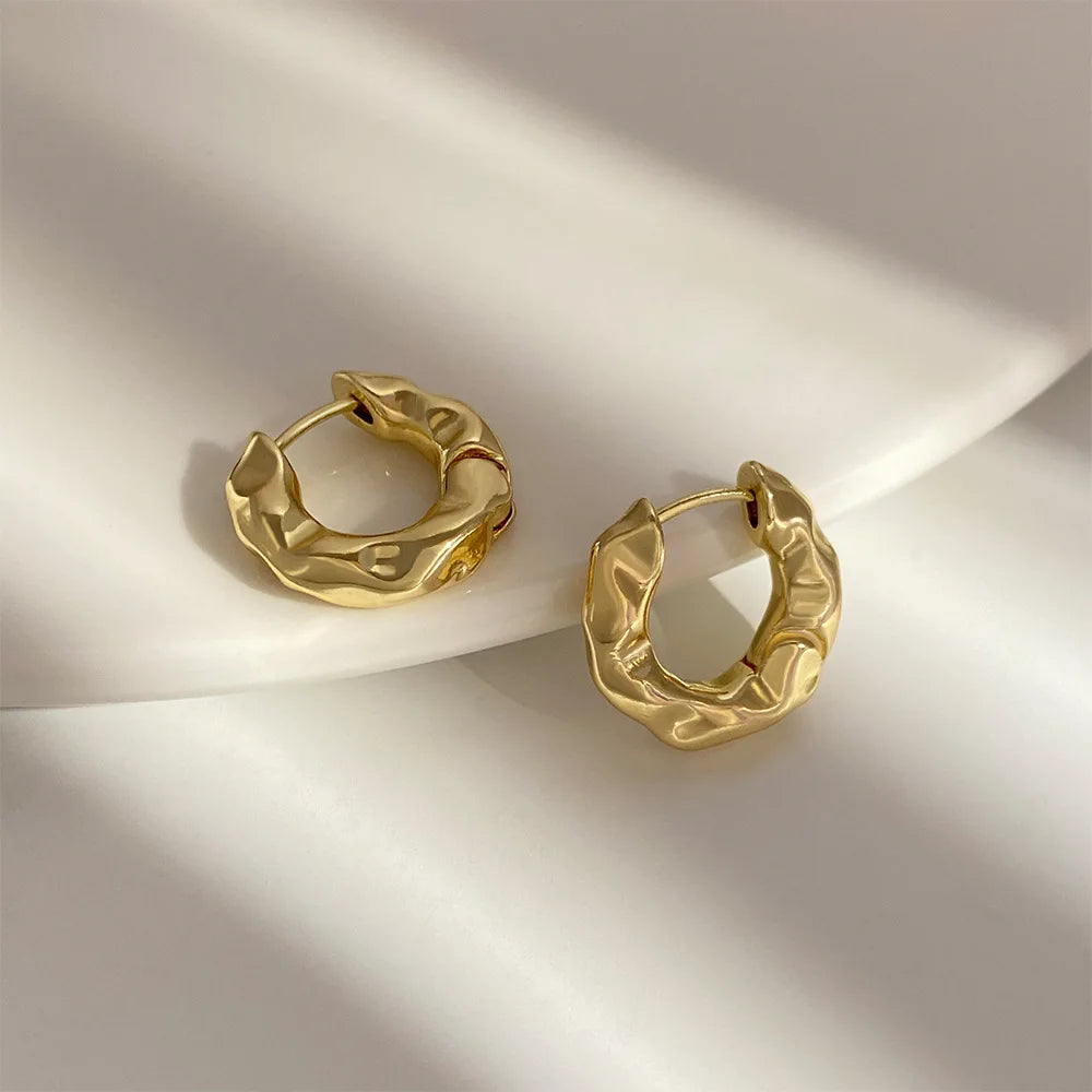 Metal Hoop Earrings