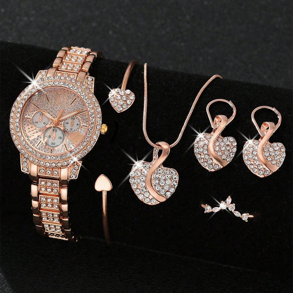 Quartz Watch and Jewellery Set ﻿