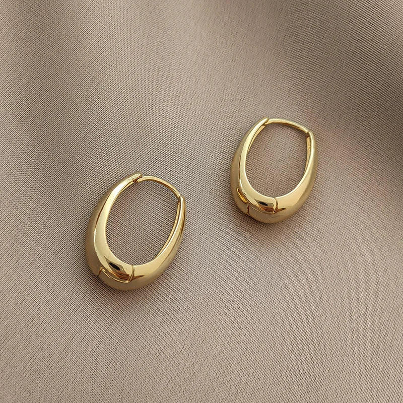 Metal Hoop Earrings