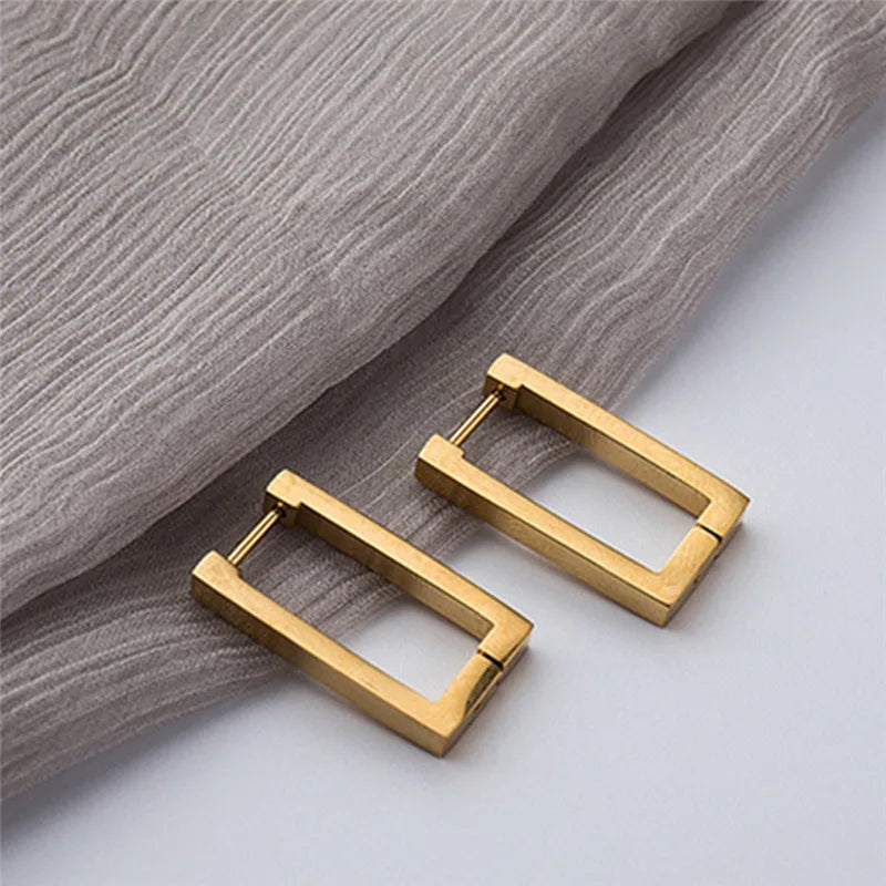 Metal Hoop Earrings