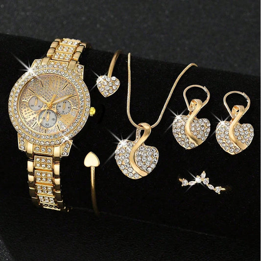 Quartz Watch and Jewellery Set ﻿