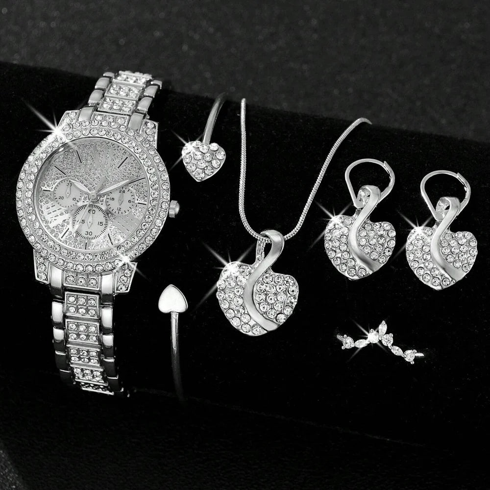 Quartz Watch and Jewellery Set ﻿