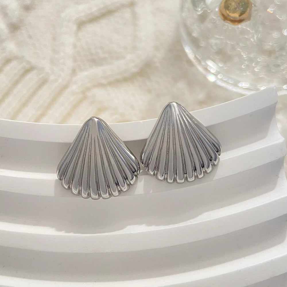 Metal Hoop Earrings