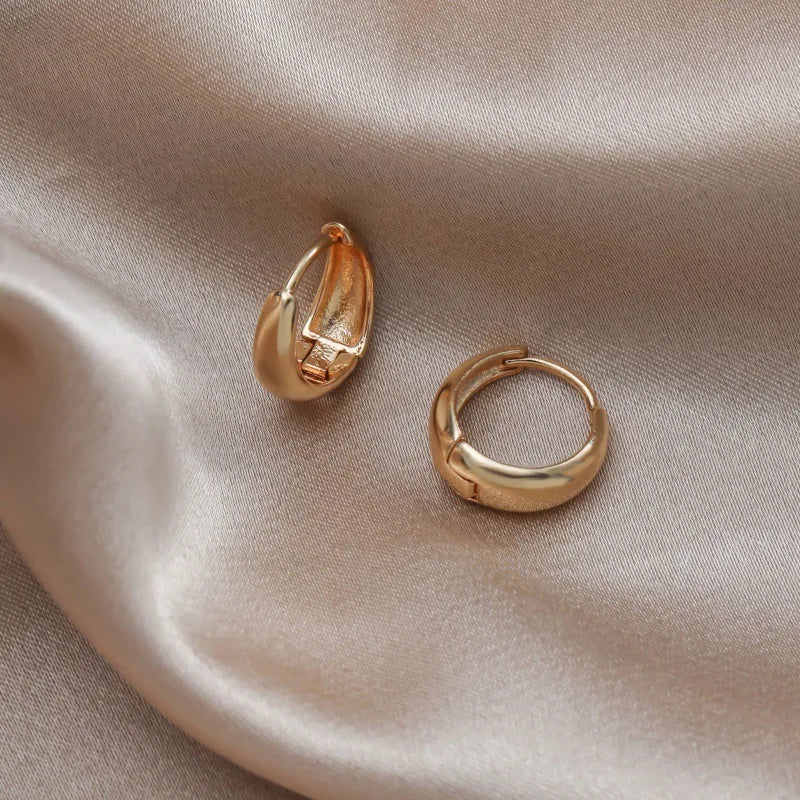 Metal Hoop Earrings