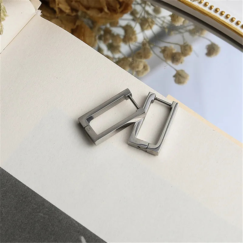 Metal Hoop Earrings